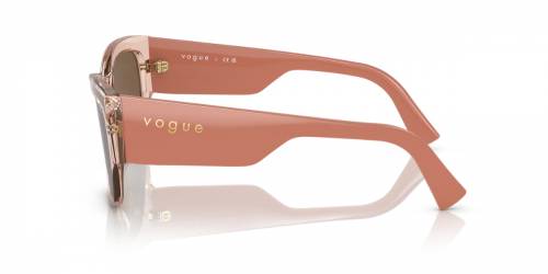 Sunčane naočale Vogue Eyewear 0VO5462S 54 295473: Boja: Transparent Peach, Veličina: 54-18-140, Spol: ženske, Materijal: acetat