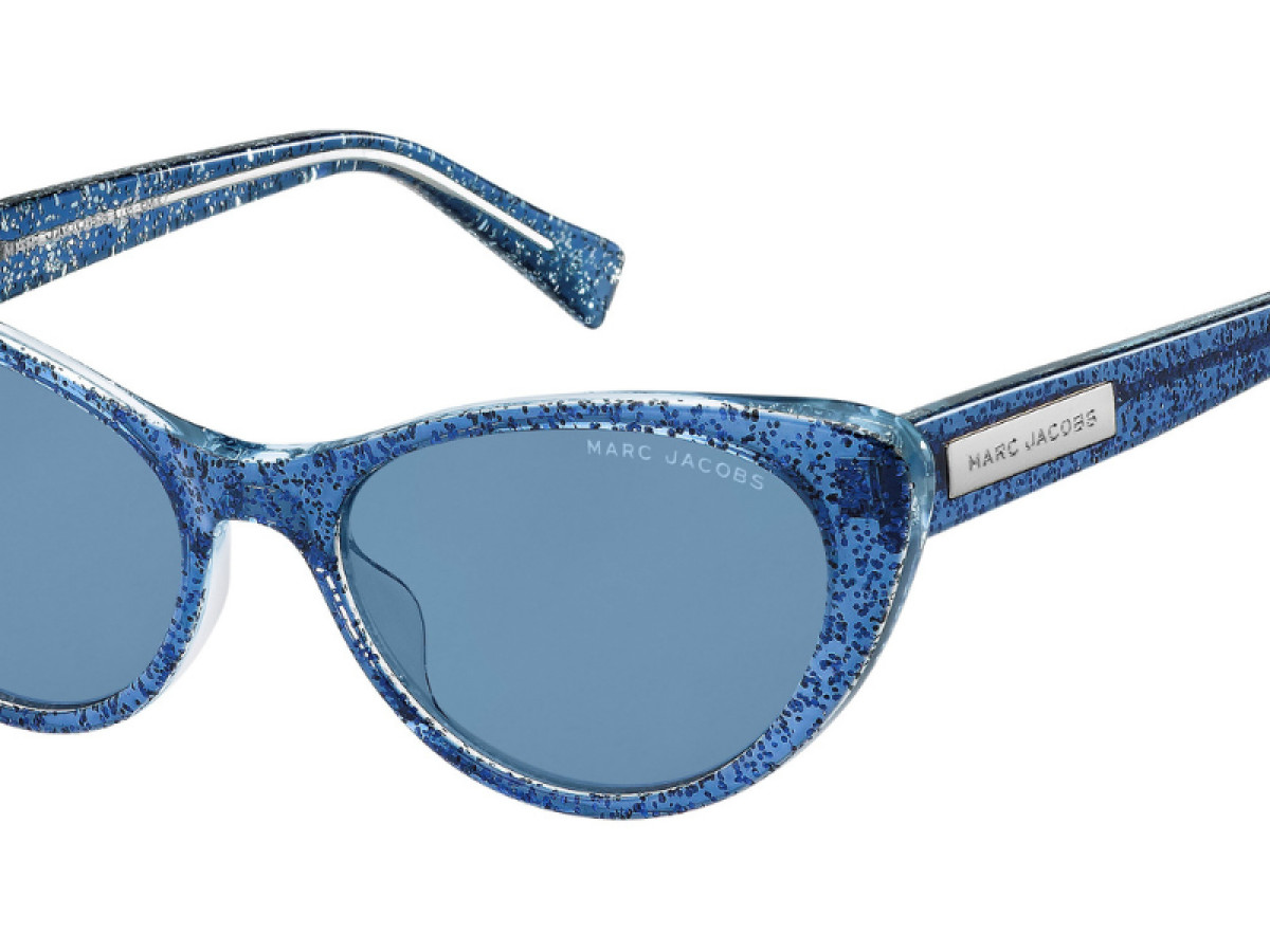 Sunčane naočale Marc Jacobs MARC 425/S DXK 53KU: Boja: Blue, Veličina: 53-18-140, Spol: ženske, Materijal: acetat