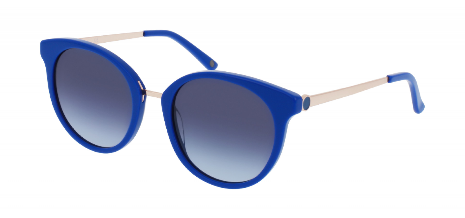 Sunčane naočale Ghetaldus GHS-W124-3: Boja: Blue, Veličina: 52-20-140, Spol: ženske, Materijal: acetat, Vrsta leće: nepolarizirane