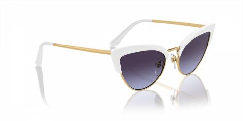 Sunčane naočale Vogue Eyewear 0VO5212S 55 W7454Q: Boja: White/Gold, Veličina: 55-19-140, Spol: ženske, Materijal: metal/acetat