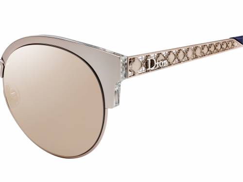 Sunčane naočale Christian Dior DIORAMAMINI: Boja: Silver, Veličina: 50/19/145, Spol: ženske, Materijal: metal