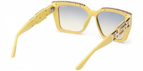 Sunčane naočale Guess GU7915 55 39X: Boja: Shiny Yellow, Veličina: 55-13-140, Spol: ženske, Materijal: acetat