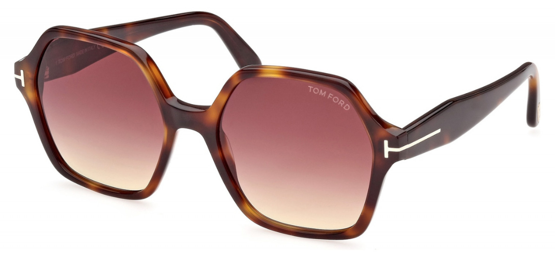 Sunčane naočale Tom Ford FT1032 56 53Z: Boja: Light Havana, Veličina: 56-19-140, Spol: ženske, Materijal: acetat