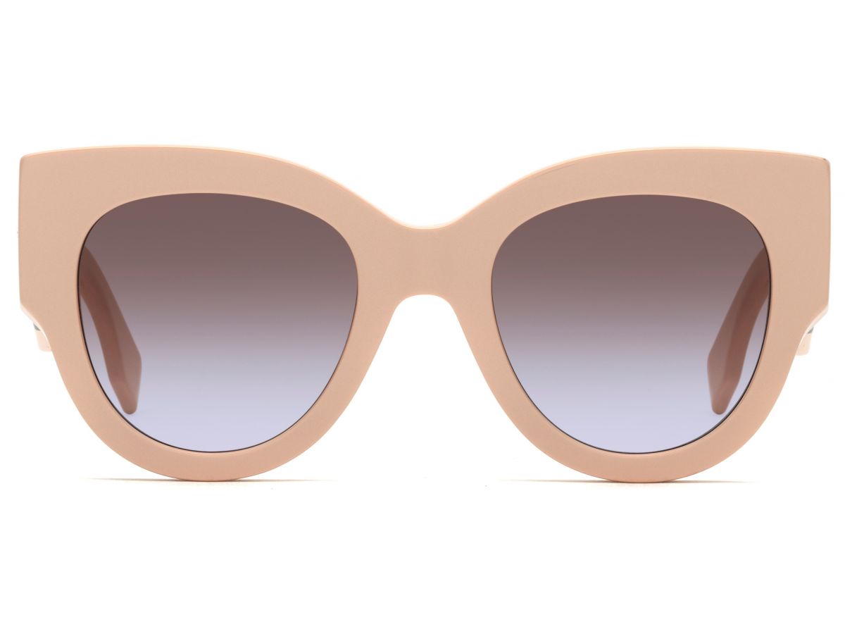 Sunčane naočale Fendi FF0327: Boja: Soft Pink, Veličina: 51-23-145, Spol: ženske, Materijal: acetat