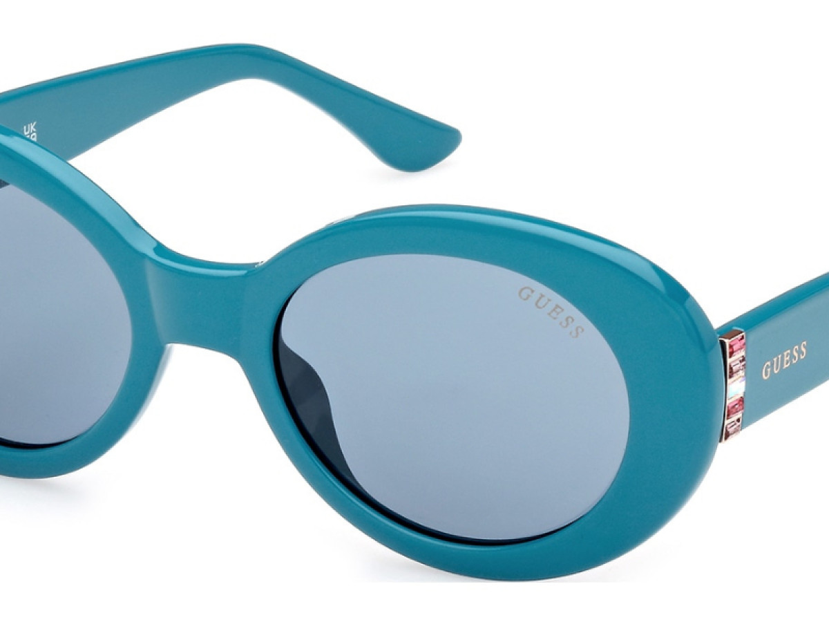 Sunčane naočale Guess GU7904 51 89V: Boja: Turquoise, Veličina: 51-20-145, Spol: ženske, Materijal: acetat