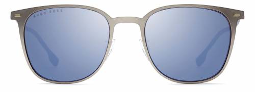 Sunčane naočale Hugo Boss BOSS 1025/F/S: Boja: Matte Gray, Veličina: 57-21-145, Spol: muške, Materijal: metal, Vrsta leće: nepolarizirane
