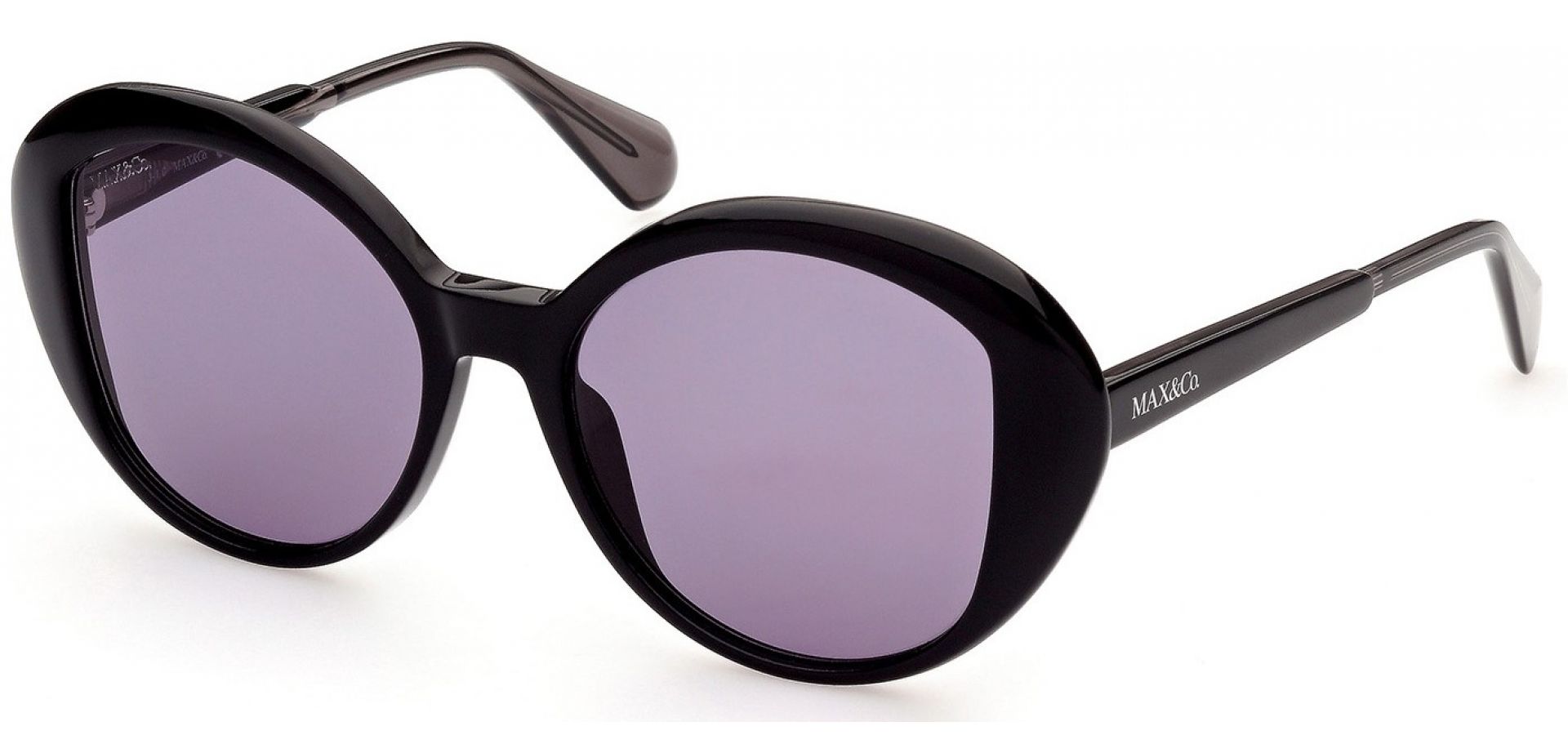 Sunčane naočale Max&Co MAX&CO. 0019: Boja: Black, Veličina: 53-17-140, Spol: ženske, Materijal: acetat