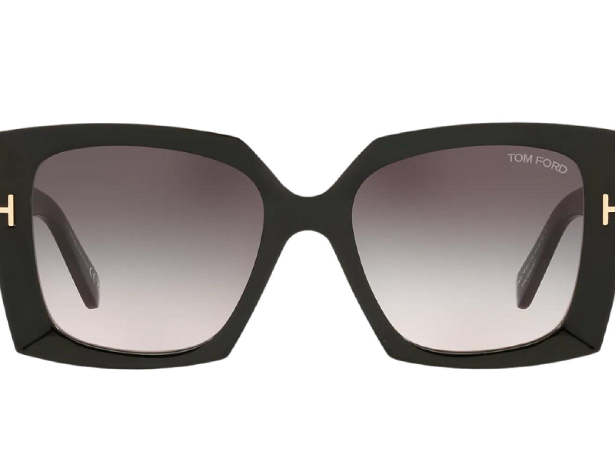 Sunčane naočale Tom Ford TOM FORD 0921 54 01B  Jacquetta: Boja: Black Shiny, Veličina: 54-18-140, Spol: ženske, Materijal: acetat