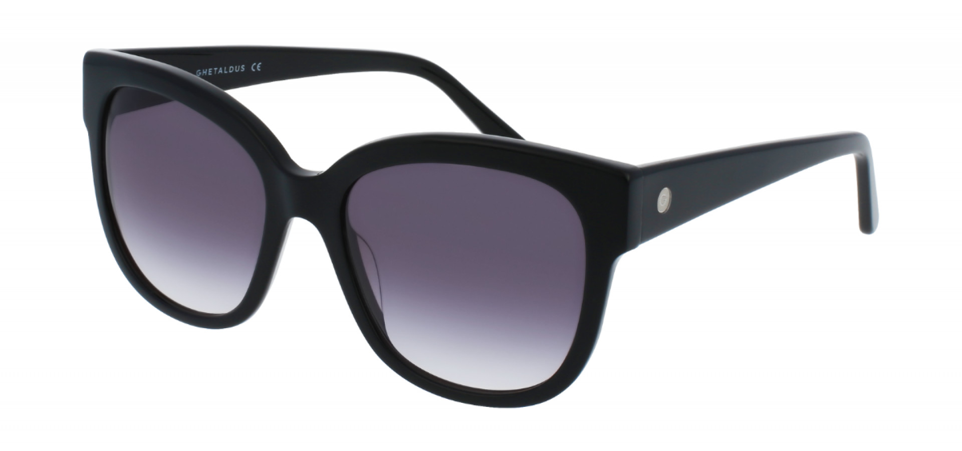 Sunčane naočale Ghetaldus GHS-W122-1: Boja: Black, Veličina: 55-18-145, Spol: ženske, Materijal: acetat, Vrsta leće: nepolarizirane