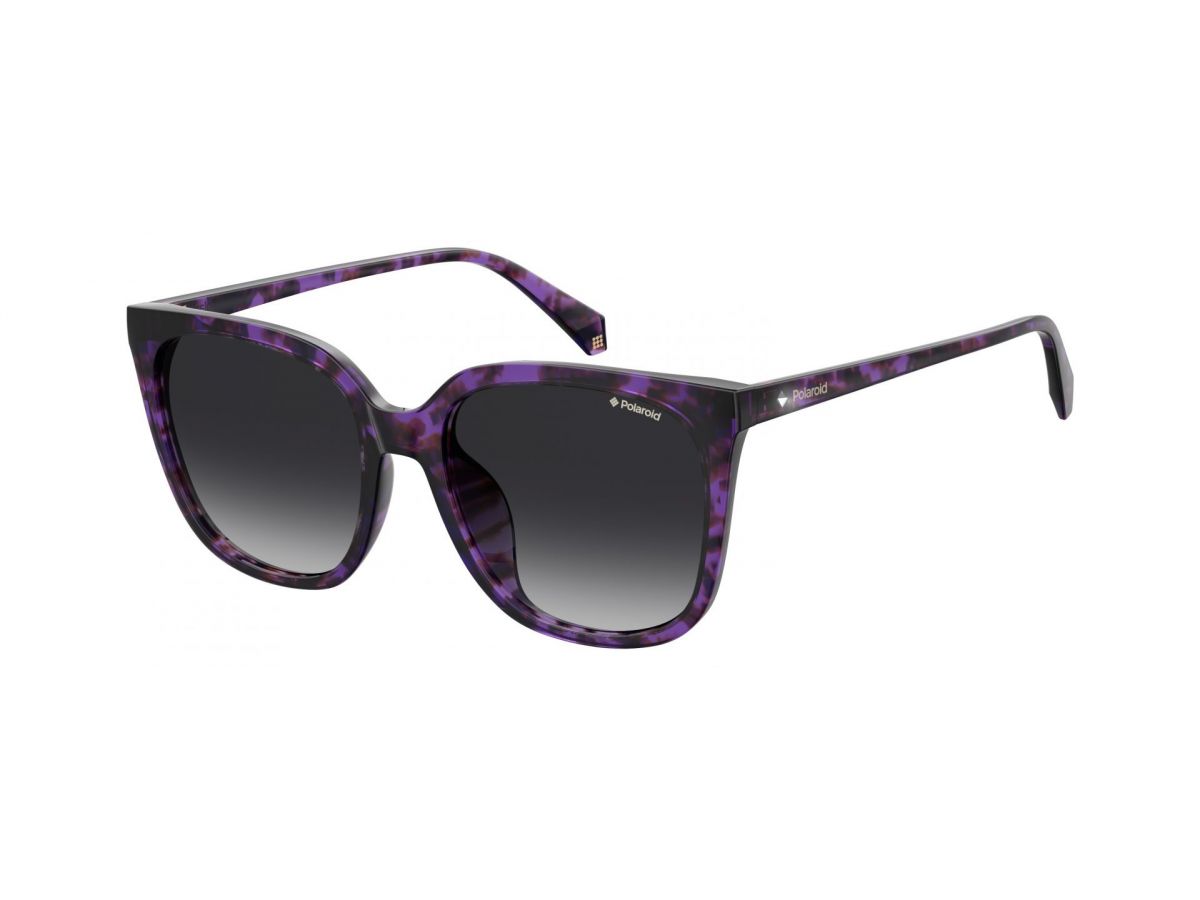 Sunčane naočale Polaroid PLD 4083/F/S: Boja: Purple Havana, Veličina: 56-19-145, Spol: ženske, Materijal: acetat, Vrsta leće: polarizirane