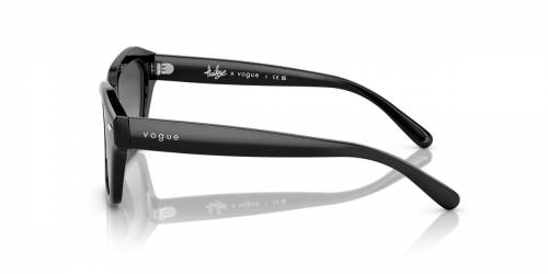 Sunčane naočale Vogue Eyewear 0VO5444S 52 W44/8G Hailey x Vogue: Boja: Black, Veličina: 18-52-135, Spol: ženske, Materijal: acetat