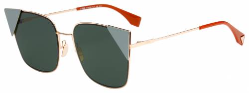 Sunčane naočale Fendi FENDI 0191/S: Boja: green, Veličina: 55-19-140, Spol: ženske, Materijal: metal