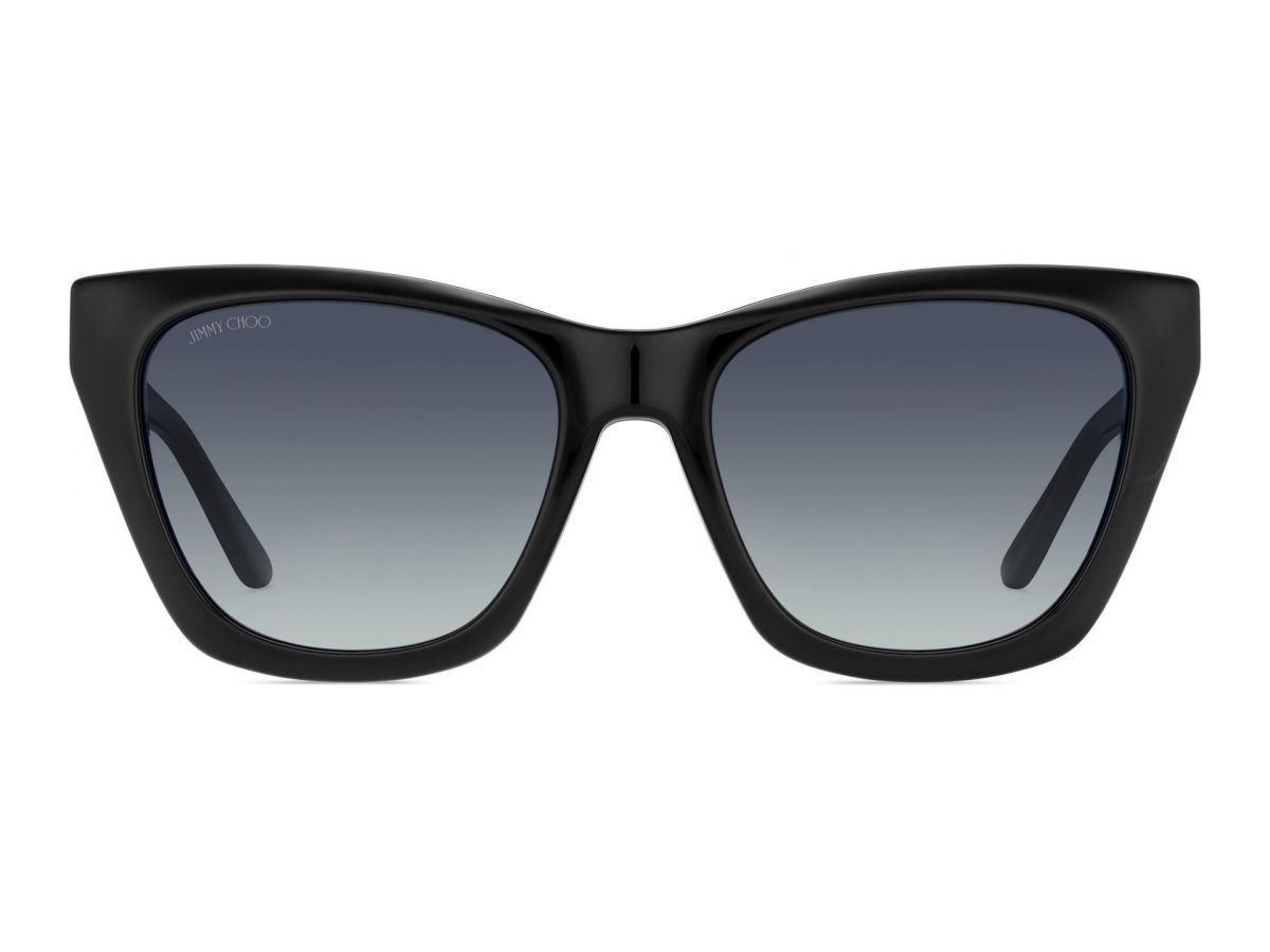 Sunčane naočale Jimmy Choo JIMRIKKI: Boja: Black, Veličina: 55/18/140, Spol: ženske, Materijal: acetat