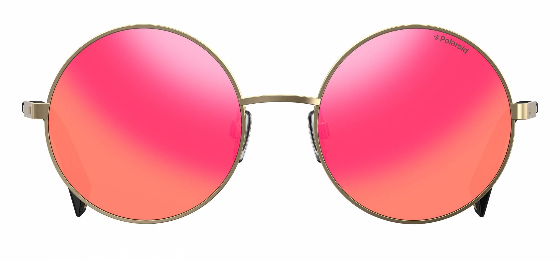 Sunčane naočale Polaroid PLD 4052/S: Boja: Gold Pink Fuchsia, Veličina: 55/20/145, Spol: ženske, Materijal: metal, Vrsta leće: polarizirane