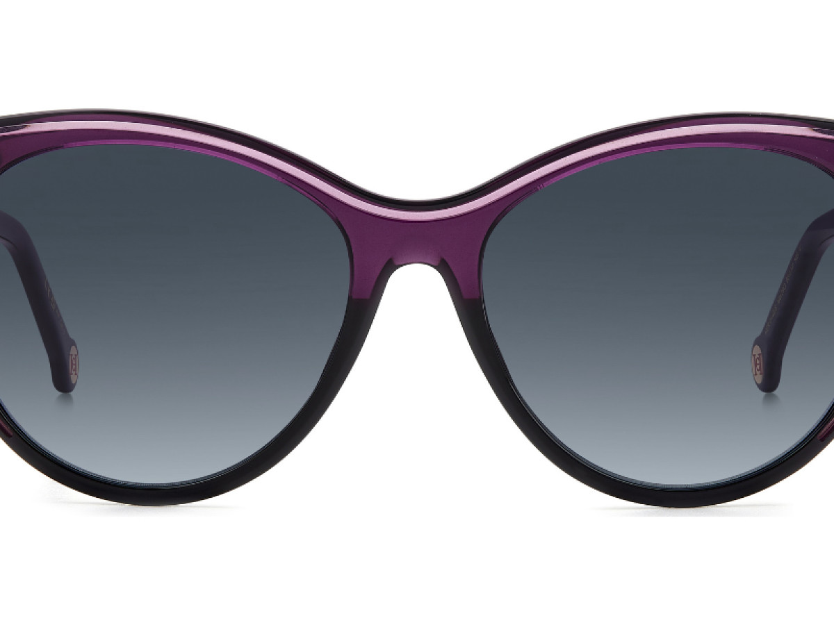 Sunčane naočale Carolina Herrera HER 0142/S MW2 569O: Boja: Glitter Violet, Veličina: 56-17-145, Spol: ženske, Materijal: acetat
