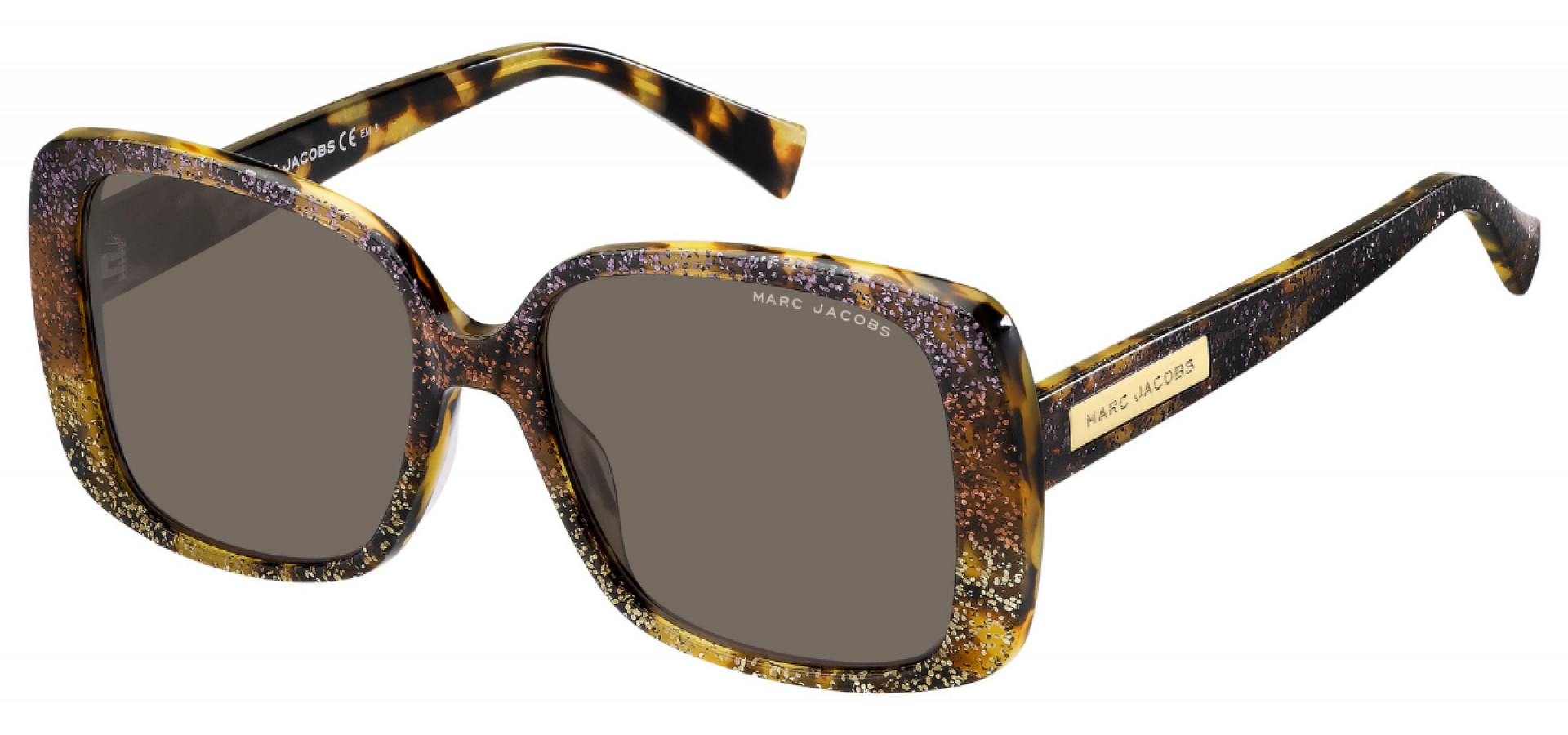 Sunčane naočale Marc Jacobs MARC 423/S WTP 55IR: Boja: Glitter Havana, Veličina: 55-17-140, Spol: ženske, Materijal: acetat