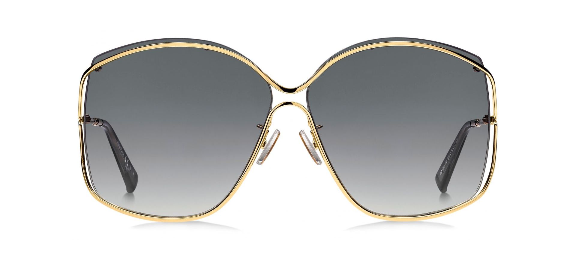 Sunčane naočale Max Mara MM LINEII: Boja: Gold Grey, Veličina: 50-14-145, Spol: ženske, Materijal: metal