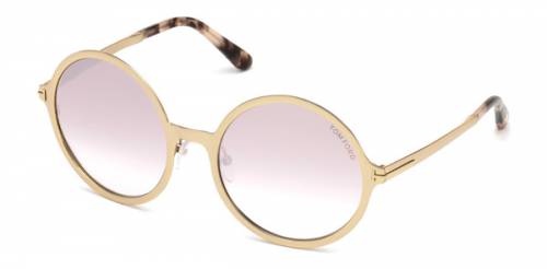 Sunčane naočale Tom Ford FT0572: Boja: Shiny Rose Gold Light Pink, Veličina: 57/21/140, Spol: ženske, Materijal: metal