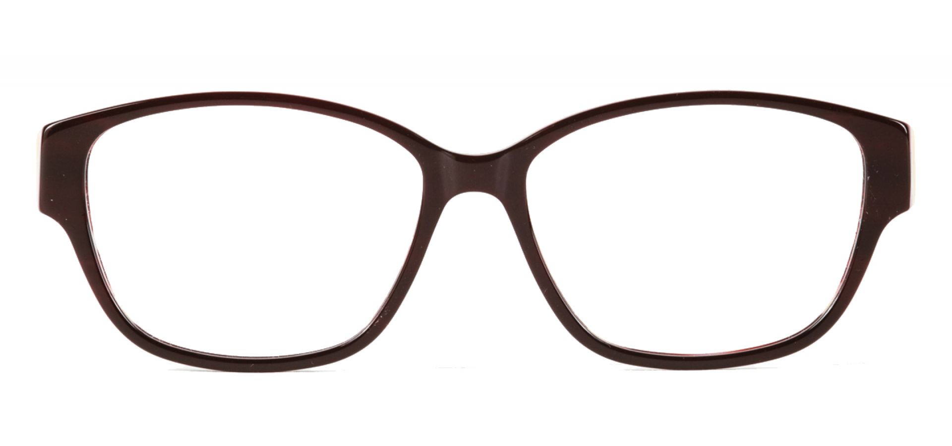 Dioptrijske naočale Ghetaldus NAOČALE ZA RAČUNALO GHD108: Boja: Dark Red Brown White, Veličina: 54/15/140, Spol: ženske, Materijal: acetat