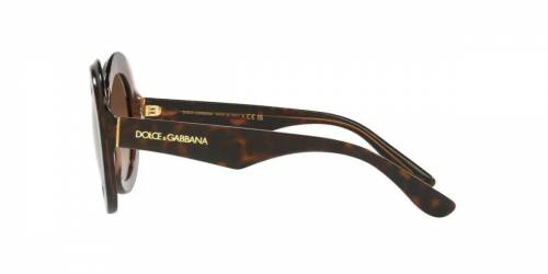 Sunčane naočale Dolce&Gabbana 0DG4418 53 325613: Boja: Havana/Transparent Brown, Veličina: 53-22-145, Spol: ženske, Materijal: acetat