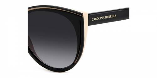 Sunčane naočale Carolina Herrera HER 0142/S KDX 569O: Boja: Black/Nude, Veličina: 56-17-145, Spol: ženske, Materijal: acetat