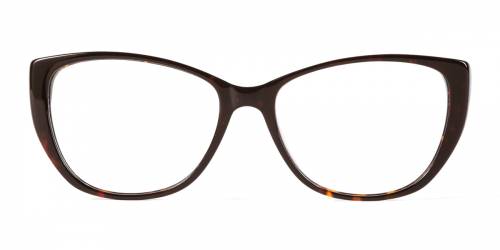Dioptrijske naočale Ghetaldus NAOČALE ZA RAČUNALO GHB116: Boja: Brown Havana, Veličina: 54/16/140, Spol: ženske, Materijal: acetat