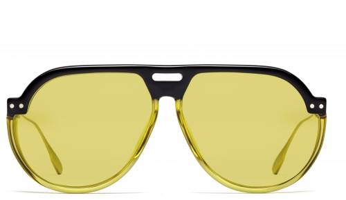 Sunčane naočale Christian Dior DIOR CLUB3: Boja: Black Yellow, Veličina: 61/12/145, Spol: unisex, Materijal: acetat