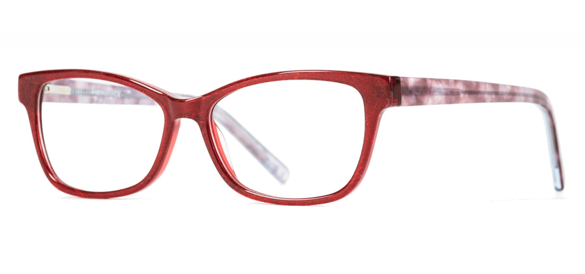 Dioptrijske naočale Ghetaldus NAOAČLE ZA RAČUNALO GHC105: Boja: Red Sparkling White, Veličina: 54/15/140, Spol: ženske, Materijal: acetat