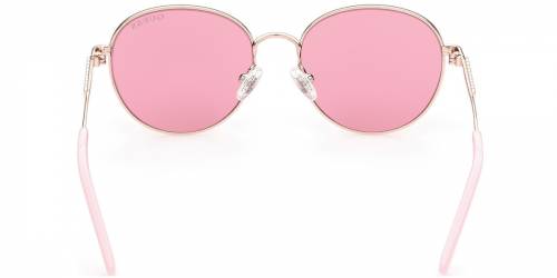Sunčane naočale Guess GU9209 47 28S: Boja: Bubble Pink, Veličina: 47-14-130, Spol: dječje, Materijal: acetat