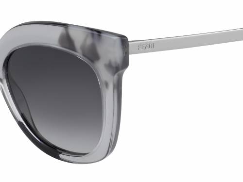 Sunčane naočale Fendi FF 0179/S: Boja: Grey Gradient, Veličina: 53/18/140, Spol: ženske, Materijal: acetat