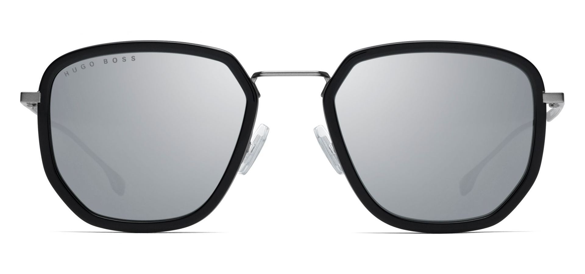 Sunčane naočale Hugo Boss BOSS 1029/F: Boja: Black, Veličina: 55-22-145, Spol: muške, Materijal: metal, Vrsta leće: polarizirane