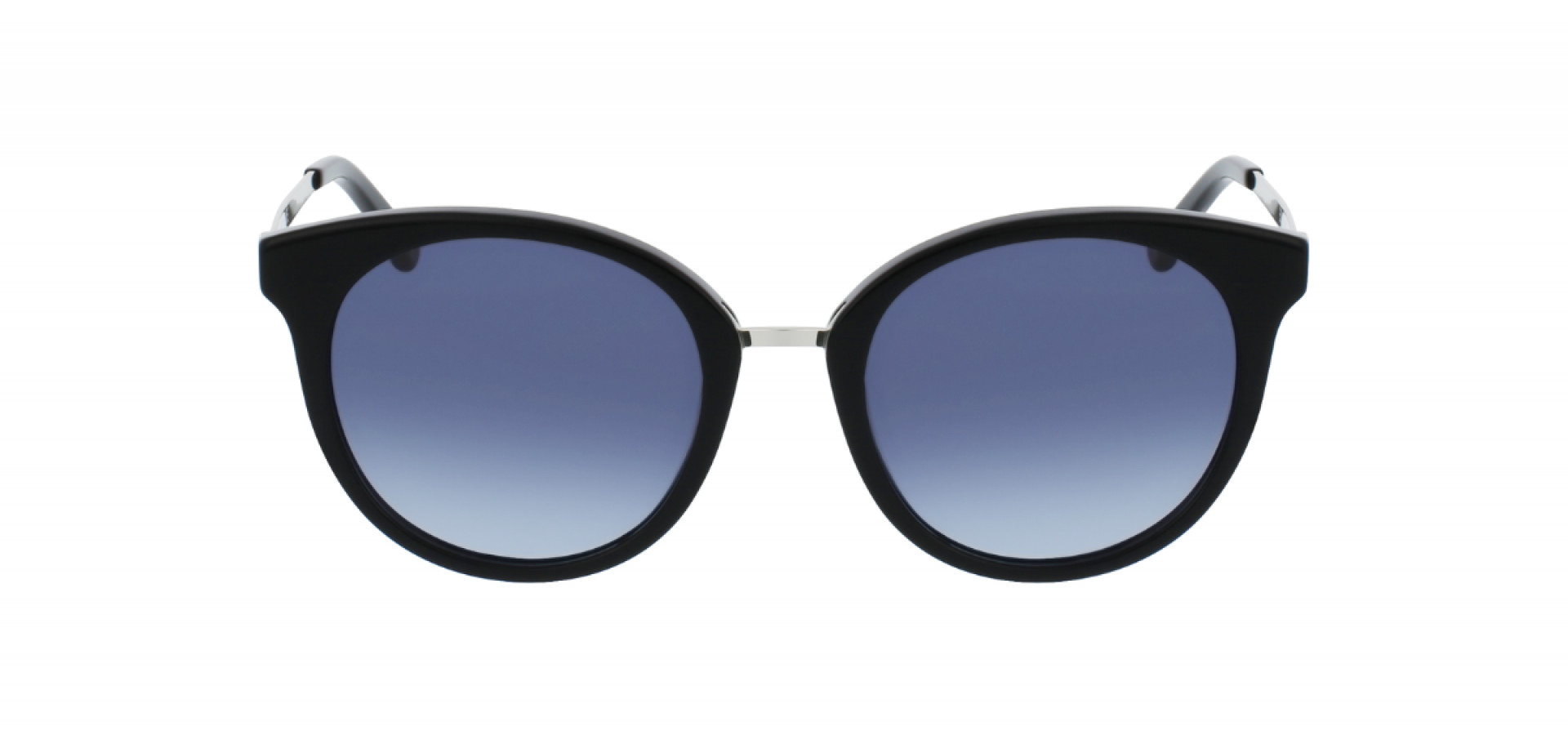 Sunčane naočale Ghetaldus GHS-W124-1: Boja: Black/Silver, Veličina: 52-20-140, Spol: ženske, Materijal: acetat, Vrsta leće: nepolarizirane