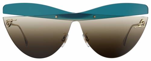 Sunčane naočale Fendi FF 0400/S: Boja: Brown Blue, Veličina: 99-1-145, Spol: ženske, Materijal: metal