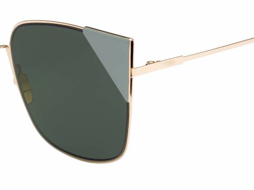 Sunčane naočale Fendi FF 0191/S: Boja: Gold Green, Veličina: 55/19/140, Spol: ženske, Materijal: metal