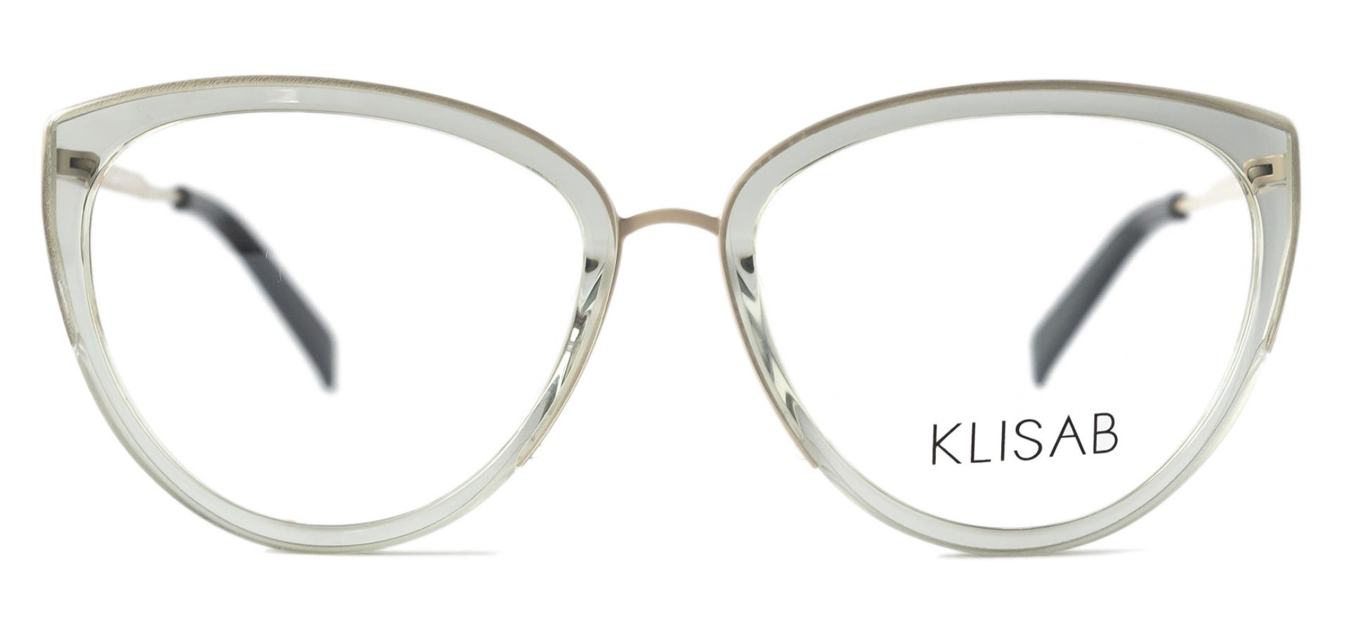 Dioptrijske naočale KLISAB KB101 LUNA: Boja: SHINY X'TAL GREY, Veličina: 56-15-140, Spol: ženske, Materijal: metal