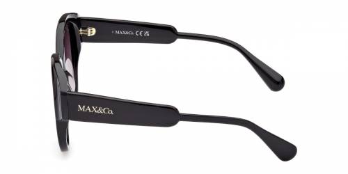 Sunčane naočale Max&Co MO0076 55 01B: Boja: Black, Veličina: 55-19-140, Spol: ženske, Materijal: acetat