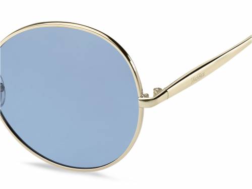 Sunčane naočale Max Mara MM ILDE V: Boja: Pale Gold Blue, Veličina: 57/18/140, Spol: ženske, Materijal: metal
