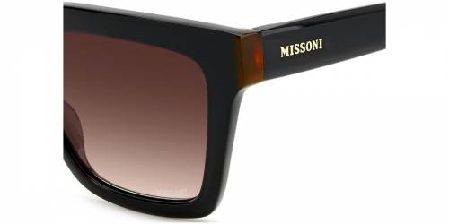 Sunčane naočale Missoni MIS 0132/S 807 55 HA: Boja: Black/Brown, Veličina: 55-17-145, Spol: ženske, Materijal: acetat