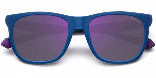 Sunčane naočale Polaroid PLD 2140/S 802 54MF: Boja: Semimatt Blue, Veličina: 55-18-145, Spol: unisex, Materijal: acetat, Vrsta leće: polarizirane