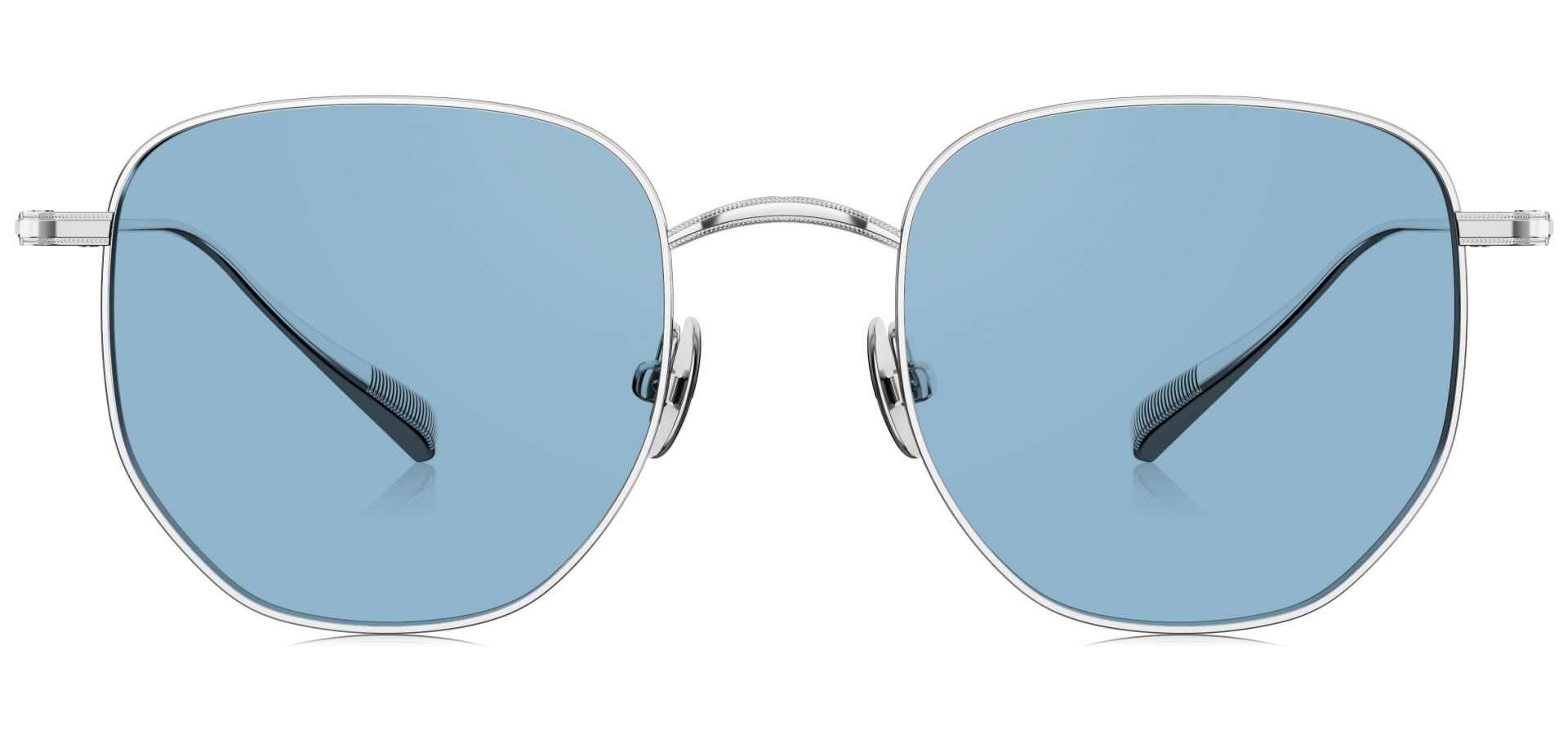 Sunčane naočale Bolon BL1009 JIN: Boja: Transparent Blue Silver, Veličina: 50-20-148, Spol: unisex, Materijal: titanij