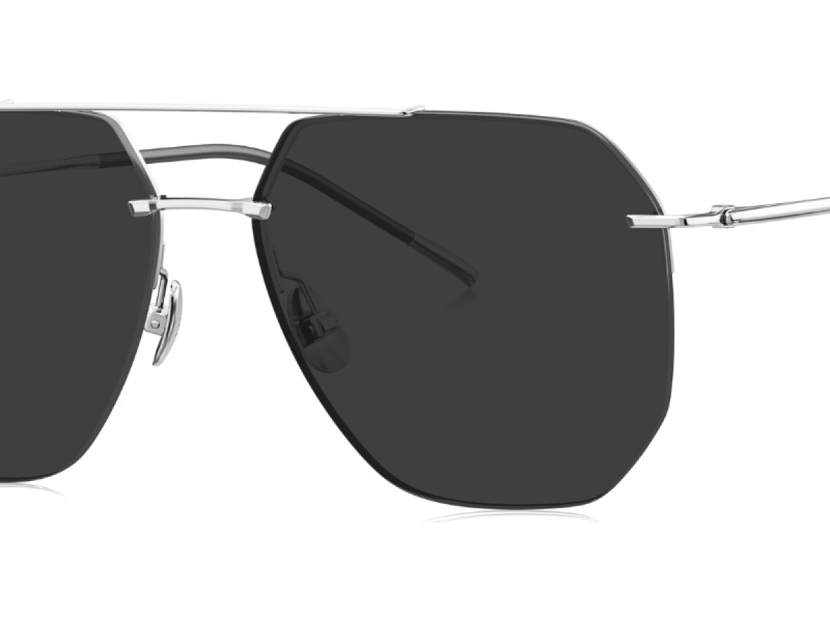 Sunčane naočale Bolon BV1025 59 C90: Boja: Silver, Veličina: 59-15-148, Spol: muške, Materijal: titanij