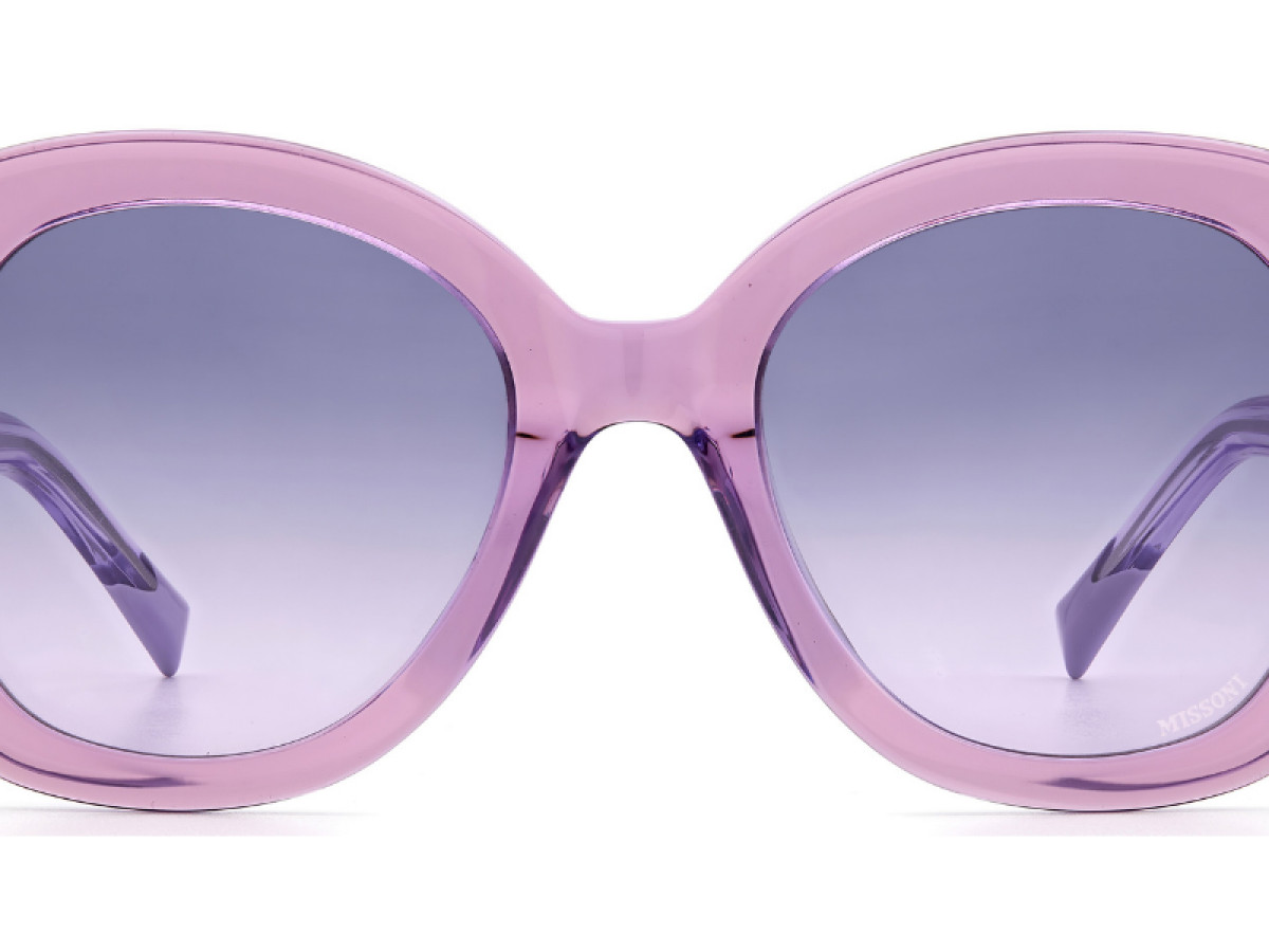 Sunčane naočale Missoni MIS 0048/S RY8 52DG: Boja: Transparent Purple, Veličina: 52-21-145, Spol: ženske, Materijal: acetat