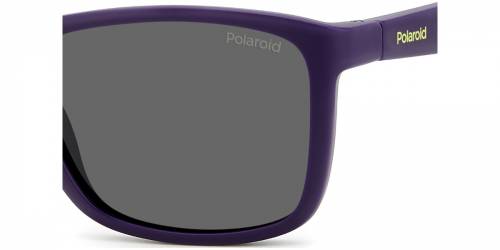 Sunčane naočale Polaroid PLD 8053/S 80Z 49M9: Boja: Matte Blue, Veličina: 49-16-130, Spol: dječje, Materijal: polikarbonat, Vrsta leće: polarizirane