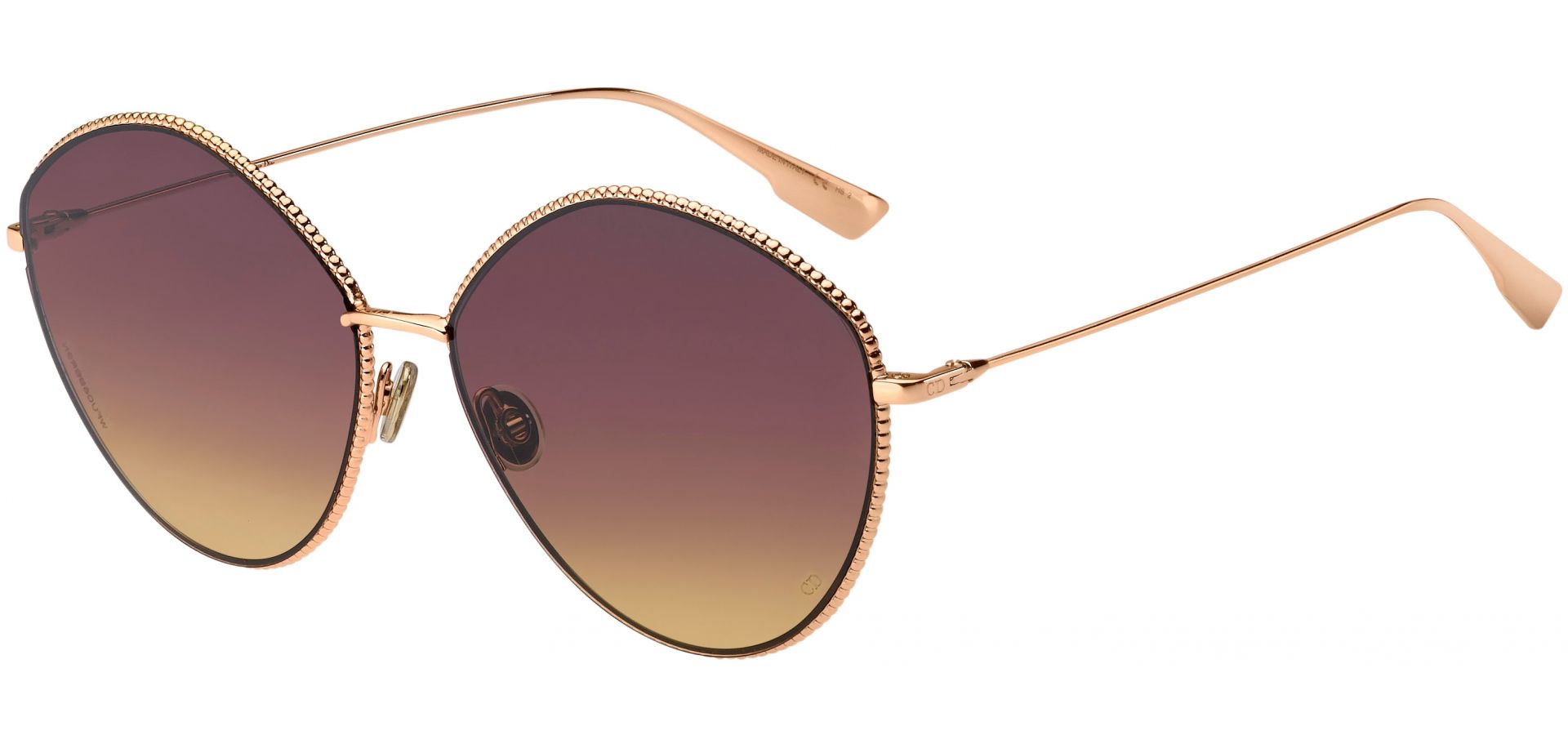 Sunčane naočale Christian Dior DIOR SOCIETY4: Boja: Gold Pink, Veličina: 61, Spol: ženske, Materijal: metal