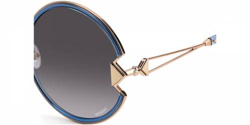 Sunčane naočale Missoni MIS 0074/S QWU 599O: Boja: Gold/Blue, Veličina: 59-22-140, Spol: ženske, Materijal: metal/acetat