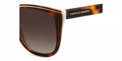 Sunčane naočale Carolina Herrera HER 0144/S C9K 53HA: Boja: Havana/White, Veličina: 53-18-145, Spol: ženske, Materijal: acetat