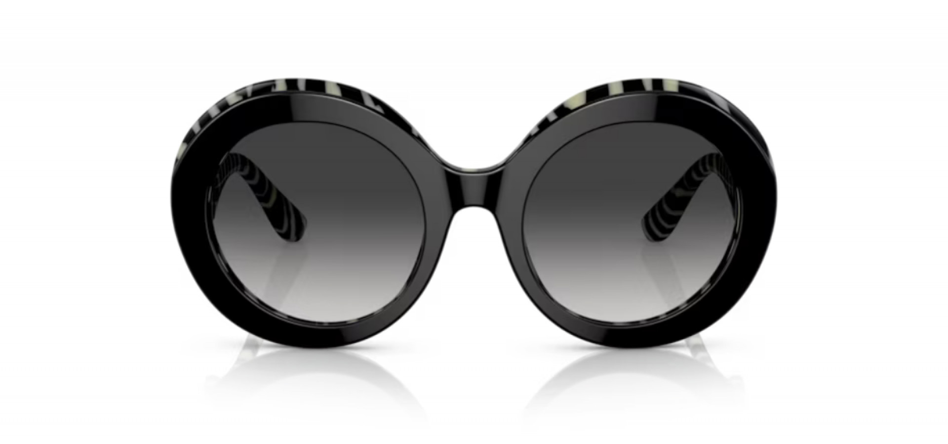 Sunčane naočale Dolce&Gabbana 0DG4418 53 33728G: Boja: Top black on zebra, Veličina: 53-22-145, Spol: ženske, Materijal: acetat