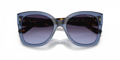 Sunčane naočale Vogue Eyewear 0VO5338S 54 28304Q: Boja: Blue Transparent, Veličina: 54-19-140, Spol: ženske, Materijal: acetat