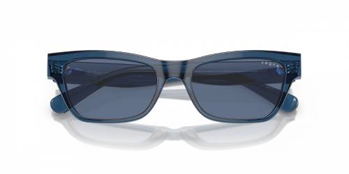 Sunčane naočale Vogue Eyewear 0VO5514S 53 304680: Boja: Transparent Dark Blue, Veličina: 53-17-140, Spol: ženske, Materijal: acetat
