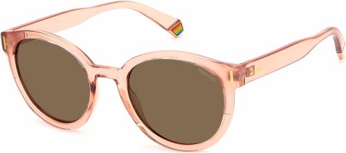 Sunčane naočale Polaroid POLAROID 6185/S: Boja: Pink, Veličina: 52-21-145, Spol: ženske, Materijal: acetat